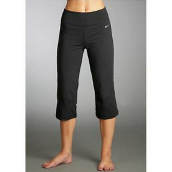 Nike Pants - Nike Black Dri-Fit Cropped Pants